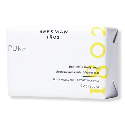 Beekman 1802 Pure Goat Milk Body Soap Fragrance-Free Moisturizing Bar Soap