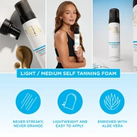 Salon Quality Self Tanning Foam - Light/Medium