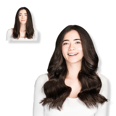 18'' Clip-in Human Hair Extension - Dark Chocolate