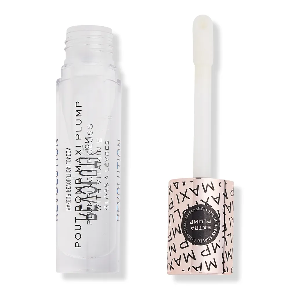 Makeup Revolution Pout Bomb Maxi Plump Lip Gloss - Glaze