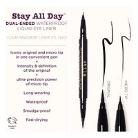 Stay All Day Dual-Ended Waterproof Liquid Eyeliner