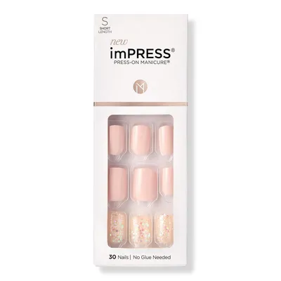 Kiss imPRESS Design Short Press-On Manicure Nails