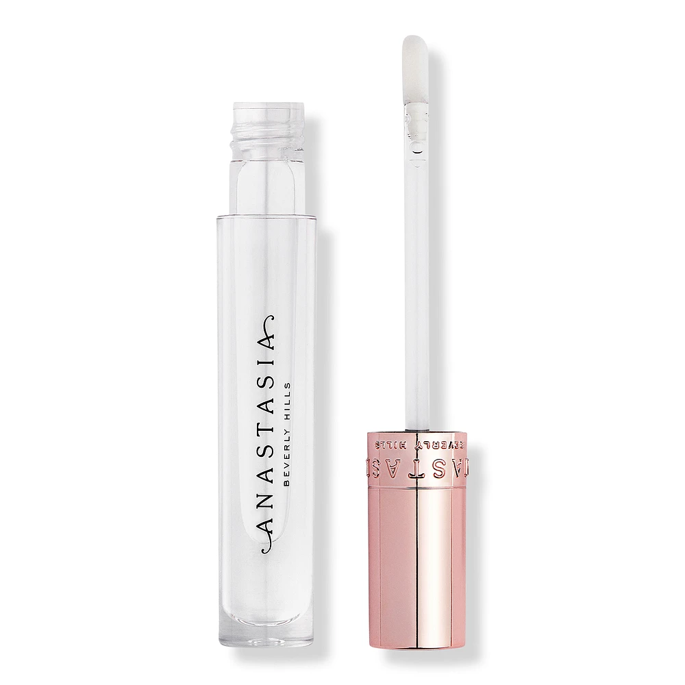 Non-Sticky Clear Crystal Lip Gloss - Glass