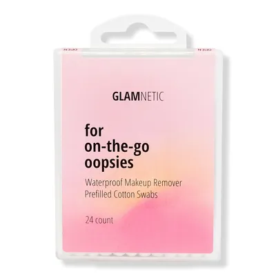 Glamnetic On-The-Go Oopsies Waterproof Makeup Remover