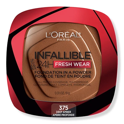 Infallible 24H Fresh Wear Foundation In A Powder - 375 Deep Amber