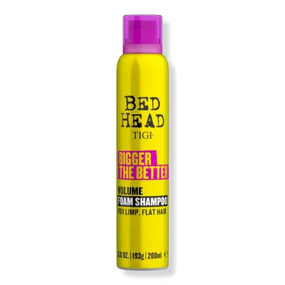 Bed Head Bigger The Better Volume Foam Shampoo For Fine Hair