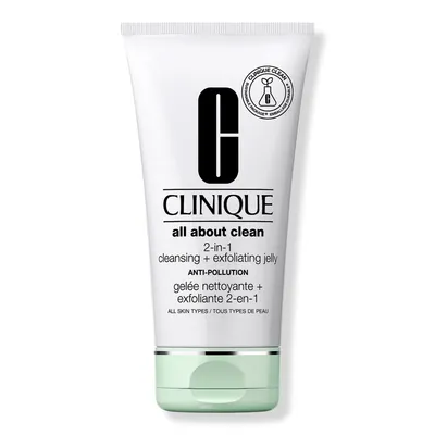 Clinique All About Clean 2-in-1 Face Cleansing + Exfoliating Jelly