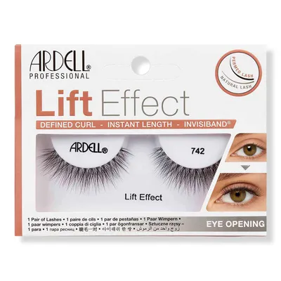 Ardell Lift Effect #742, Defined Curl, Instant Length with Invisiband