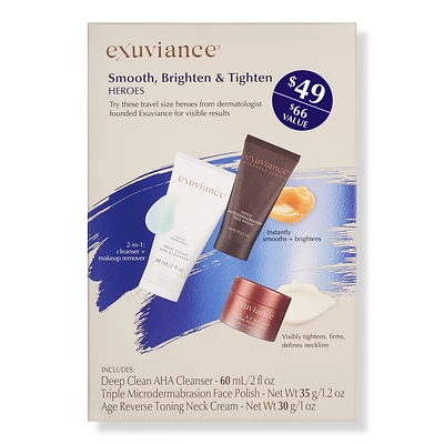 Exuviance Smooth, Brighten & Tighten Skincare Heroes Kit