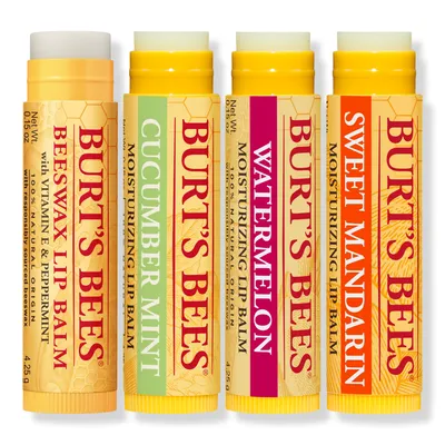 Burt's Bees Freshly Picked Moisturizing Lip Balm 4-Pack