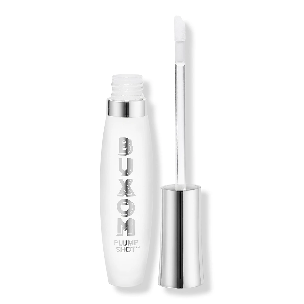 Plump Shot Plumping and Smoothing Lip Serum Gloss with Peptides and Hyaluronic Acid - Filler - Clear