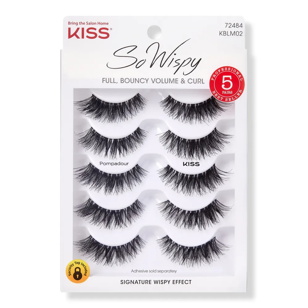 Kiss So Wispy Lash Multipack, Pompadour