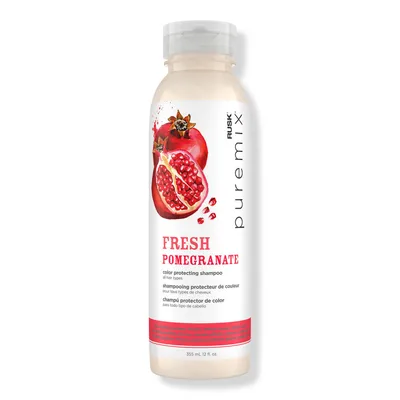 Rusk PUREMIX Fresh Pomegranate Color Protecting Shampoo