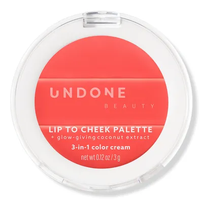 Undone Beauty Lip to Cheek Cream Palette