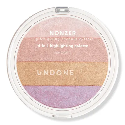 Undone Beauty Nonzer 4-in-1 Highlighting Palette