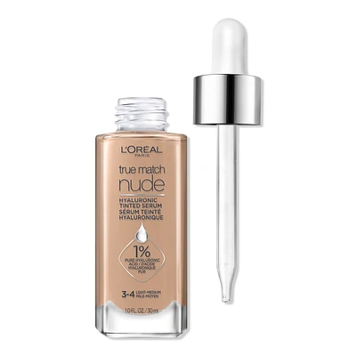 True Match Nude Hyaluronic Tinted Serum - 3-4 Light-Medium