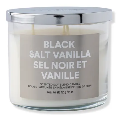 ULTA Beauty Collection Black Salt Vanilla Scented Soy Blend Candle