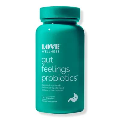 Love Wellness Gut Feelings Probiotics: Digestive Probiotic