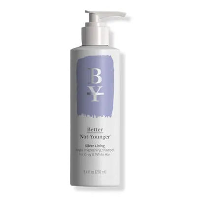 Better Not Younger Silver Lining Purple Brightening Shampoo for Grey & White Hair