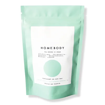 Homebody The Future Is Green: Superfood Blend Pearlescent CBD Bath Bomb Soak
