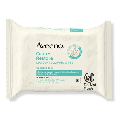 Aveeno Calm + Restore Makeup Remover Wipes