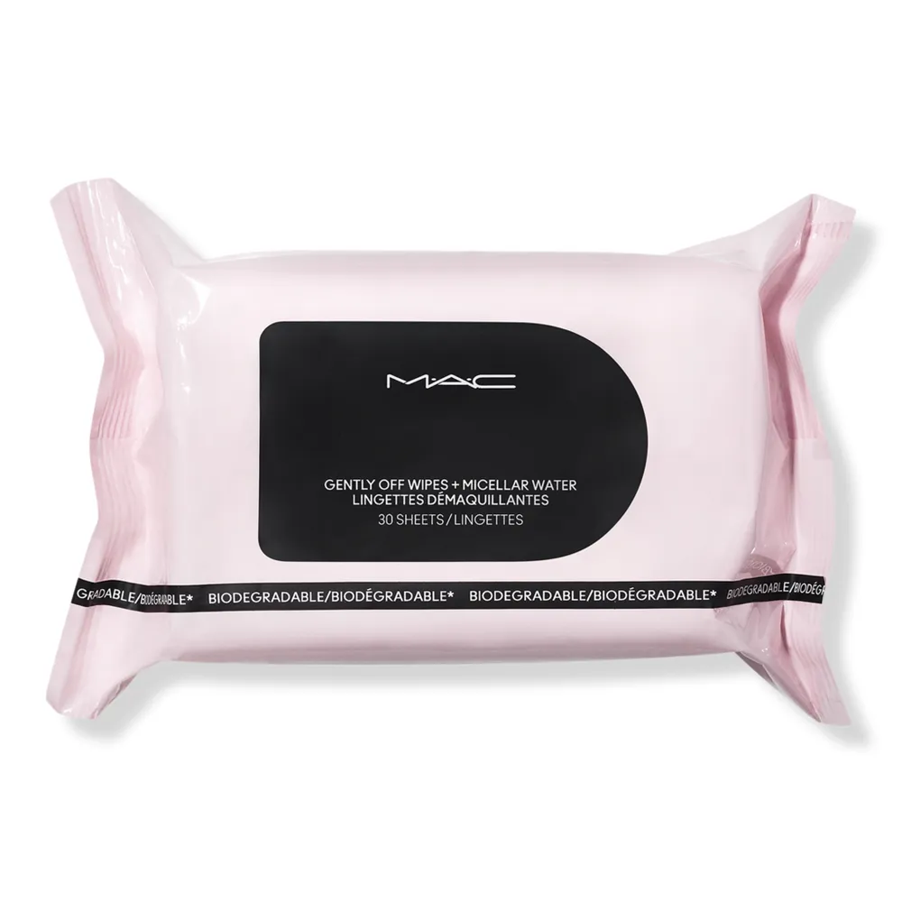 MAC Mini Gently Off Wipes + Micellar Water Makeup Remover Wipes