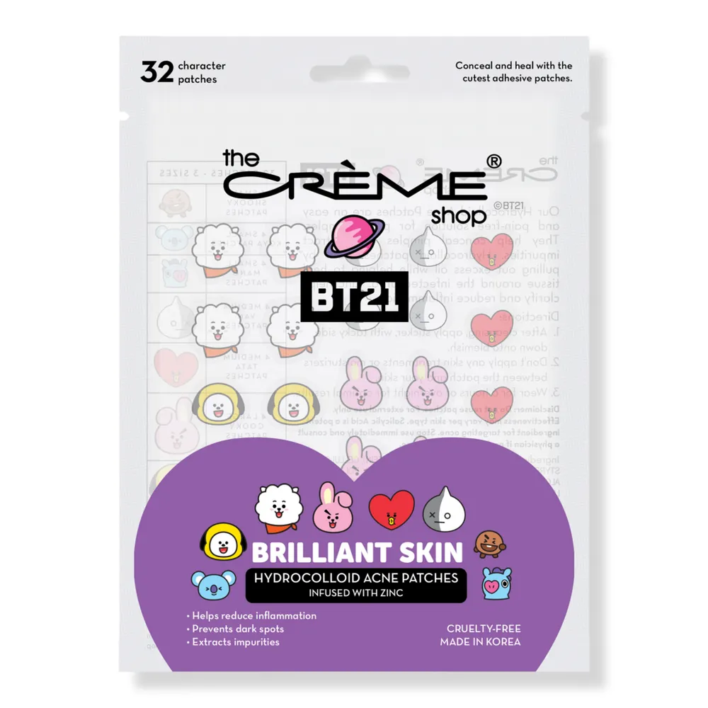 The Creme Shop BT21 Brilliant Skin Hydrocolloid Acne Patches