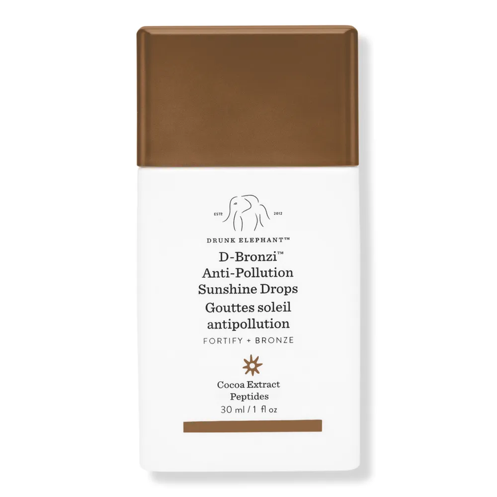 Drunk Elephant D-Bronzi Anti-Pollution Bronzing Drops with Peptides