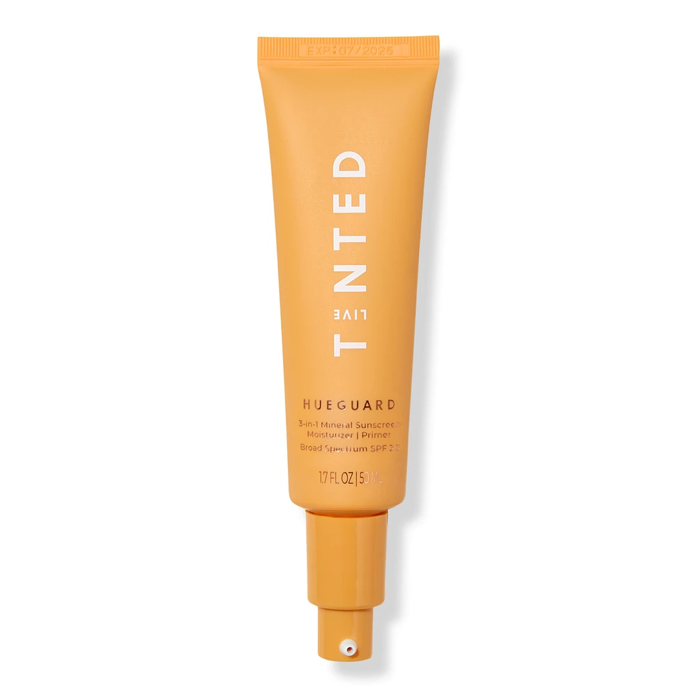 Hueguard 3-in-1 Mineral Sunscreen, Moisturizer, Primer SPF 30