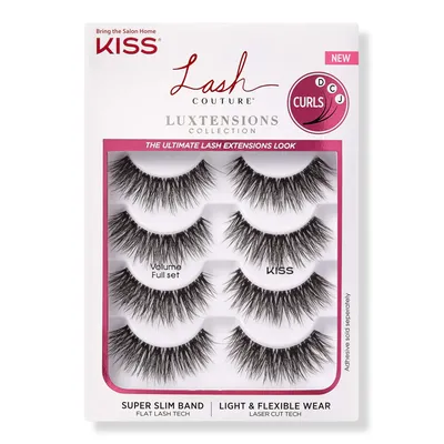 Kiss Lash Couture LuXtensions Collection Volume Full Set Multi-Pack