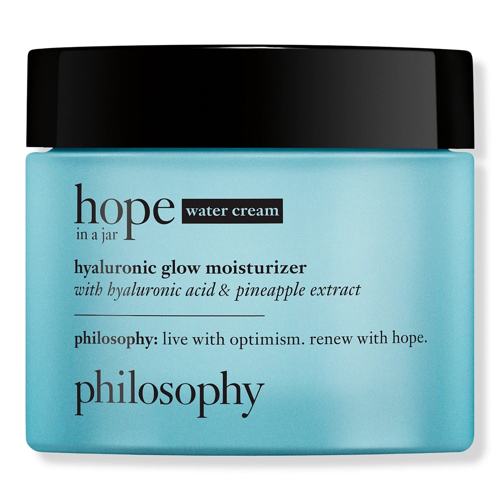 Hope In A Jar Water Cream Hyaluronic Glow Moisturizer - 2.0 oz