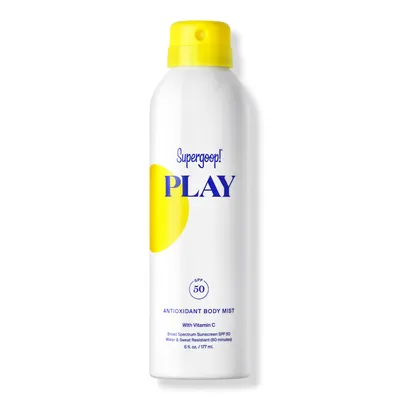 Supergoop! PLAY Antioxidant Body Sunscreen Mist with Vitamin C SPF 50 PA++++