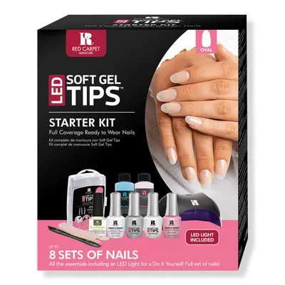 Red Carpet Manicure LED Soft Gel Nail Tips Starter Kit