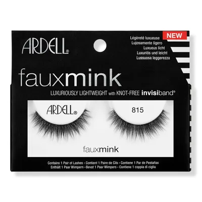 Ardell Faux Mink #815 False Eyelash, Lightweight with Invisiband