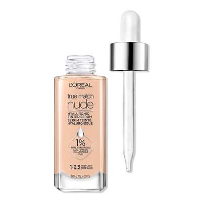 True Match Nude Hyaluronic Tinted Serum - 1-2.5 Rosy Light