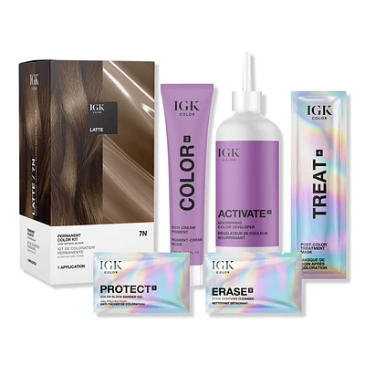 Permanent Color Kit - 7N Latte