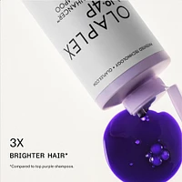 No.4P Blonde Hair Hydrating & Brightening Purple Toning Shampoo - 8.5 oz