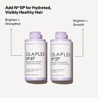 No.4P Blonde Hair Hydrating & Brightening Purple Toning Shampoo - 8.5 oz