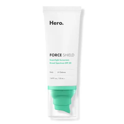 Hero Cosmetics Force Shield Superlight Sunscreen Broad Spectrum SPF 30