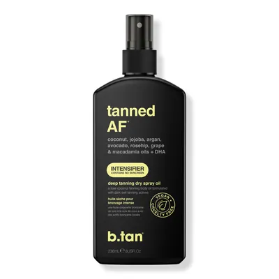 b.tan Tanned AF Intensifier Deep Tanning Dry Spray Oil