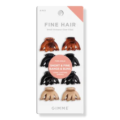 GIMME beauty Fine Hair Small Octopus Claw Clips