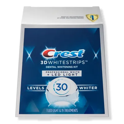 Crest 3D Whitestrips Professional White + LED Light Teeth Whitening Kit