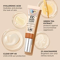 CC+ Nude Glow Lightweight Foundation + Glow Serum with SPF 40