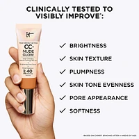 CC+ Nude Glow Lightweight Foundation + Glow Serum with SPF 40