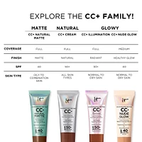 CC+ Nude Glow Lightweight Foundation + Glow Serum with SPF 40