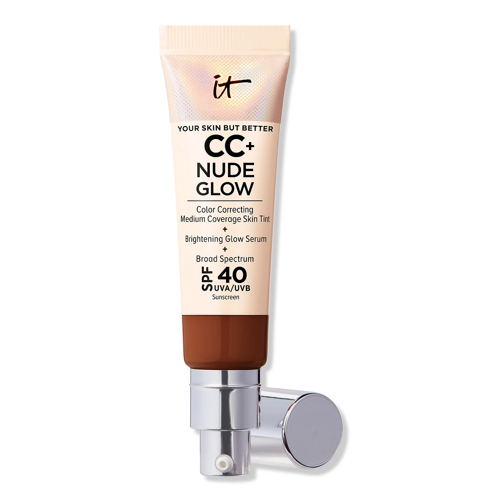 CC+ Nude Glow Lightweight Foundation + Glow Serum with SPF 40