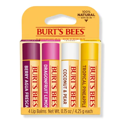 Burt's Bees Tropical Lip Balm 4-Pack