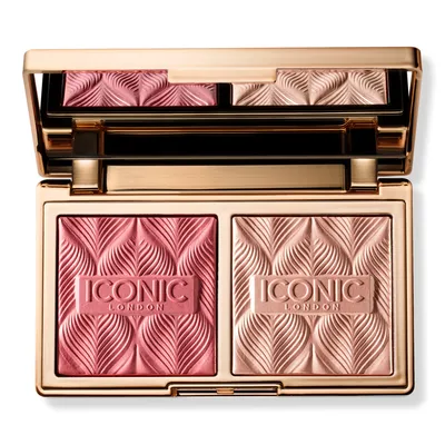 ICONIC LONDON Silk Glow Duo Blush & Highlight Gel-Powders