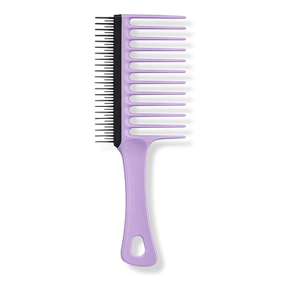 The Wide Tooth Dual Sided Comb - Purple Passion