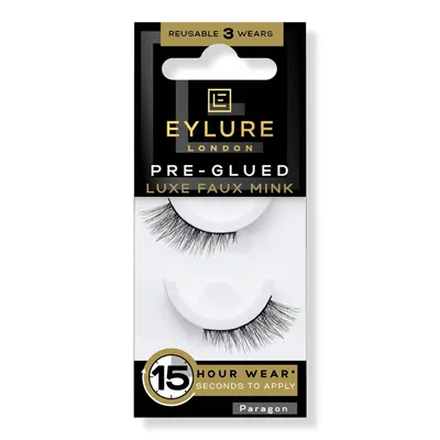 Eylure Pre-Glued Luxe Faux Mink Eyelashes, Paragon